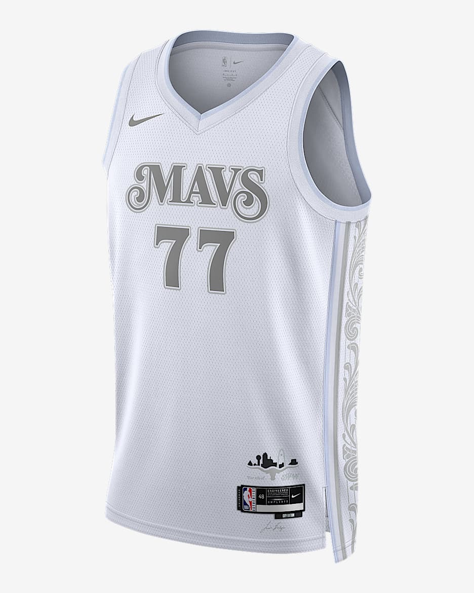 Nike luka Dončić hwc deals Mavericks jersey